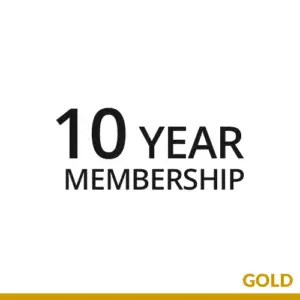 10 Year Gold Membership
