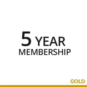 5 Year Gold Membership